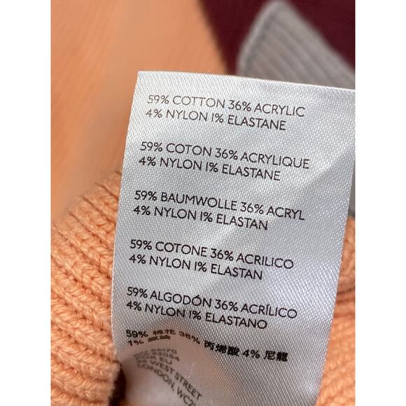 Free People Easy Street Multicolor Color Block Dolman Sleeve Tunic Sweater Top M - Picture 4 of 4